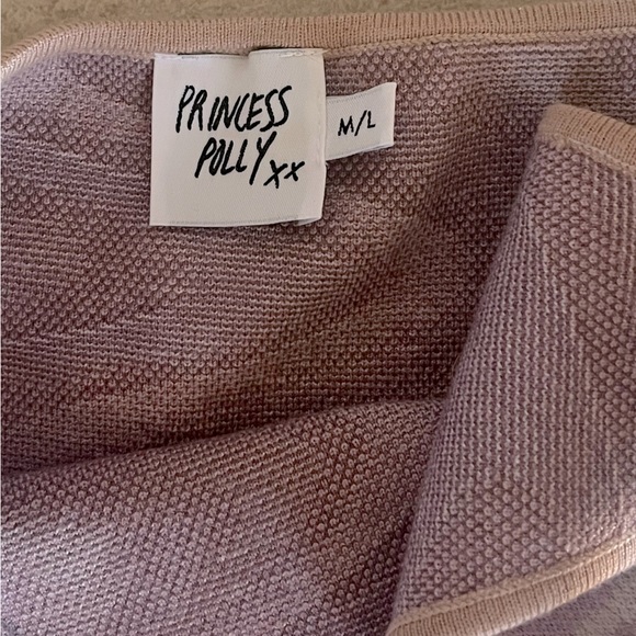 NWOT Princess Polly Zena Knit Flare Pant Halter Top Set in Multi Purple Size M/L - Picture 10 of 12